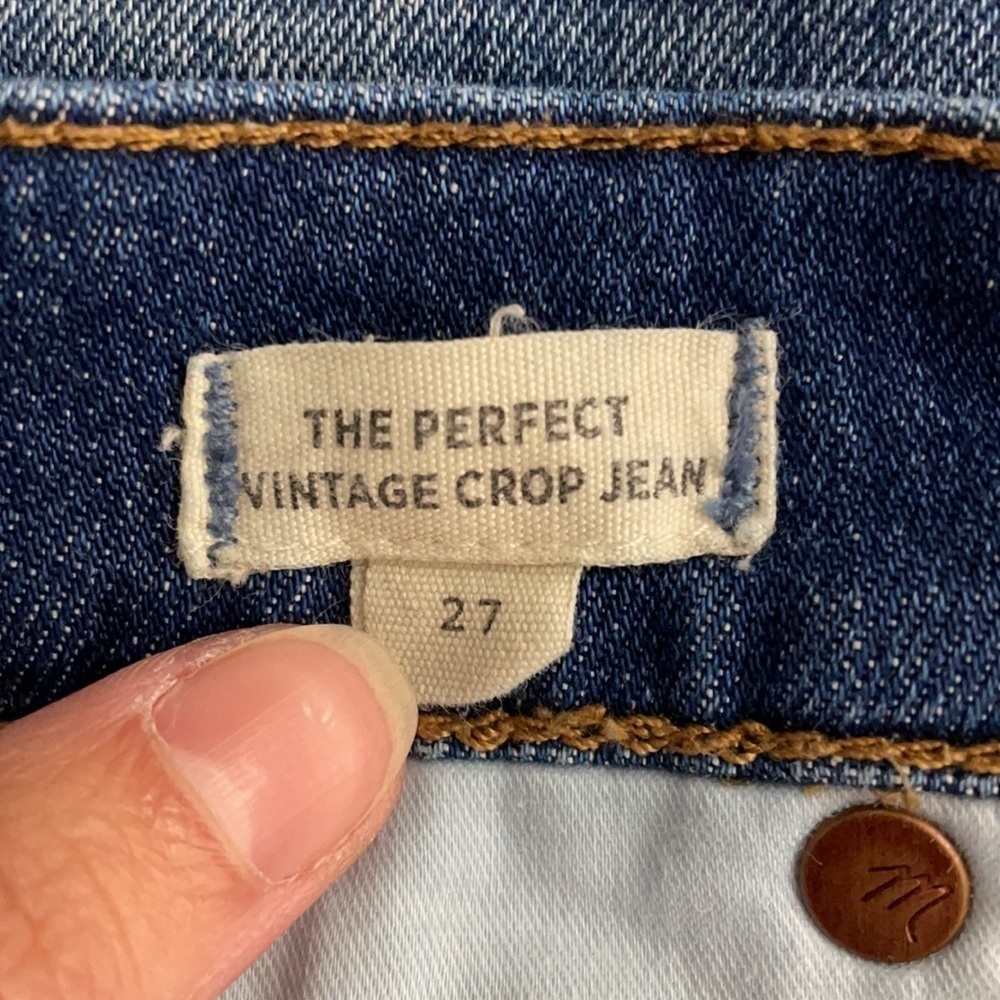 Madewell The Perfect Vintage Crop Jean - Picture 9 of 11